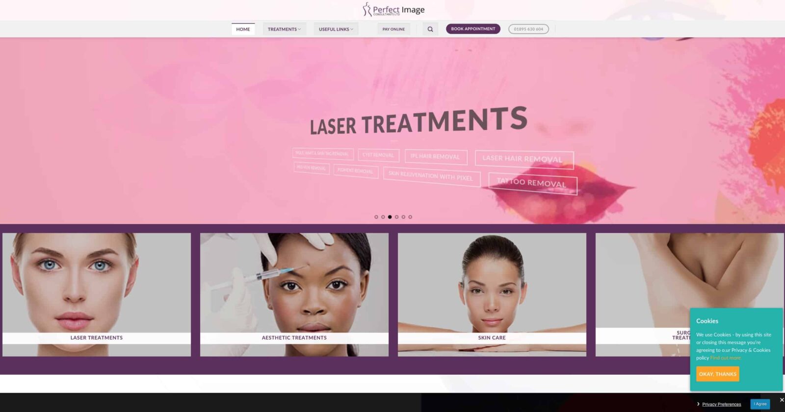 Dermatologist Website Design